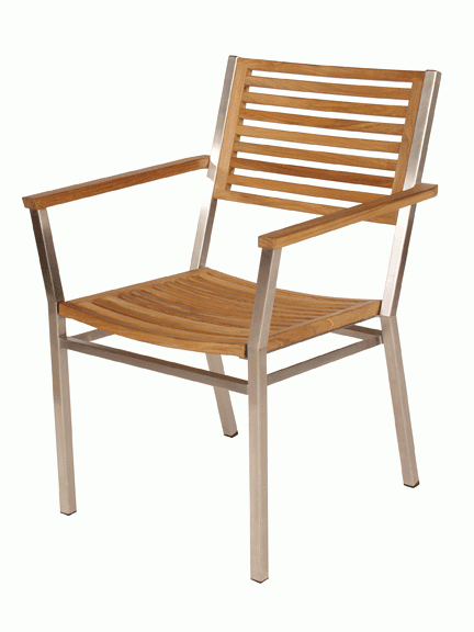 EQUINOX Stapelsessel Teak