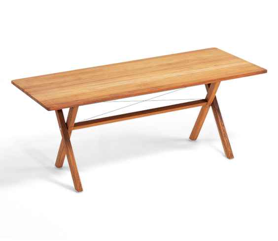CROSS Klapptisch 140 x 80 73 cm Teak