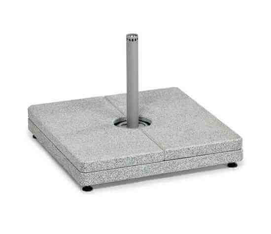 Bodenplatte Granitständer 2-tlg 241 kg grau für 4x4m FREIARMSCHIRM WH