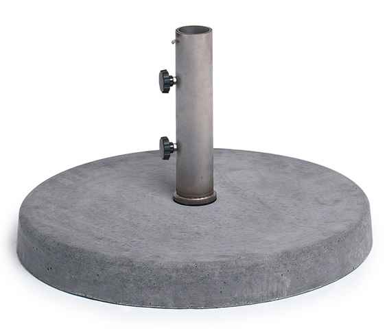 BETONSOCKEL 75 kg, 70 cm rund, Rohr 62 mm