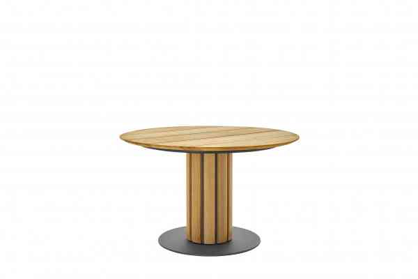 TEVA Tisch Ø 120cm rund , Premium Teak