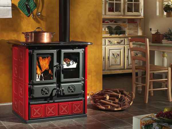 ROSETTA Holzherd Keramik Majolica 7,9 kW