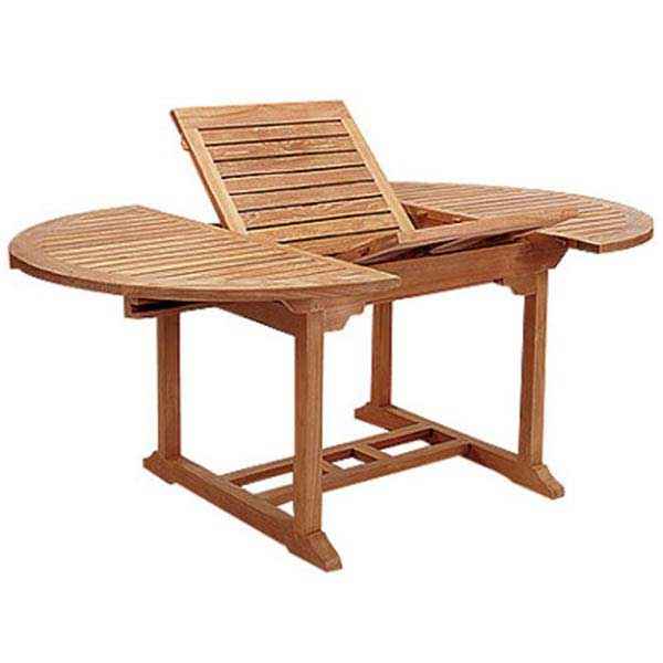 IMPERIA Ausziehtisch oval 165-230 x 105 cm