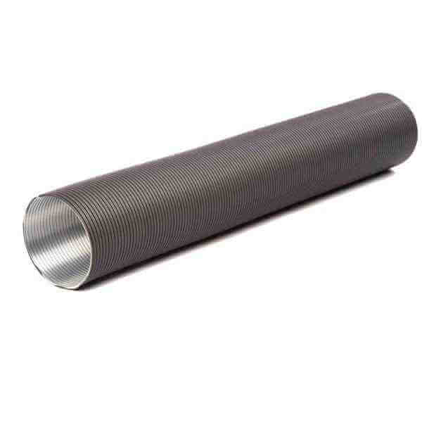 Aluflexrohr Ø 125 mm grau, 60 - 150 cm Länge