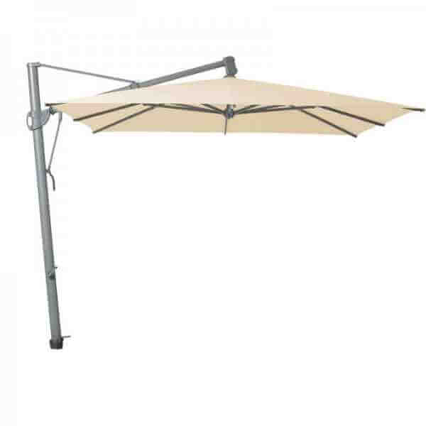 Glatz Sombrano easy Sonnenschirm 350 cm quadratisch Stoff 150 eggshell