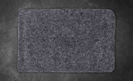 Untersetzer Wolle anthrazit 30,5 x 20,5 cm