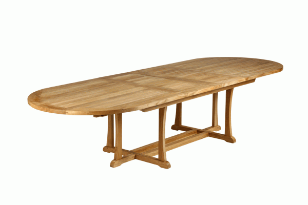 STIRLING Ausziehtisch oval 237 - 319 x 110 cm