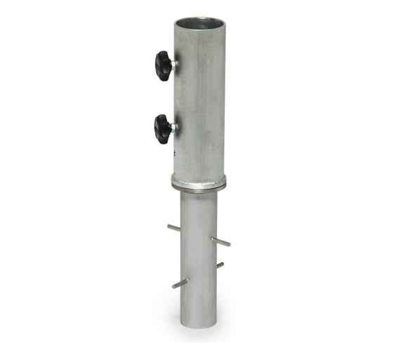 BODENHÜLSE Edelstahl 54 mm zum Einbetonieren