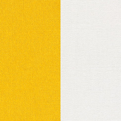 18 - ACRYLTUCH Streifen gelb/weiss