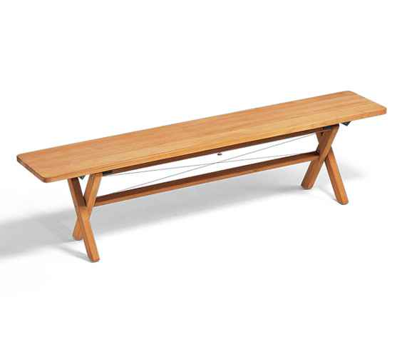 CROSS Bank 180 x 35 x 46 cm, klappbar, Teak