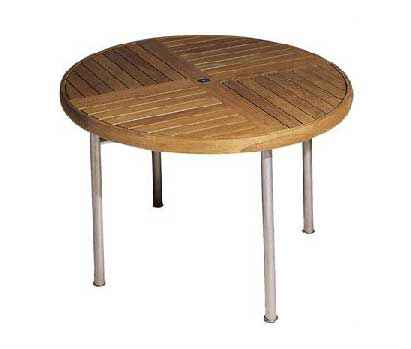 Villa tectona Cannes Tisch 120 cm rund