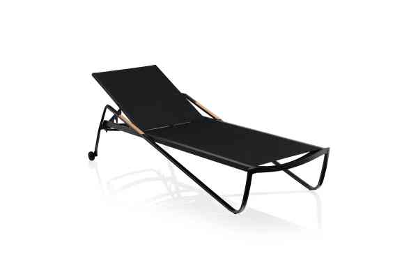 Diamond Stapelliege Aluminium / Outdoorgewebe