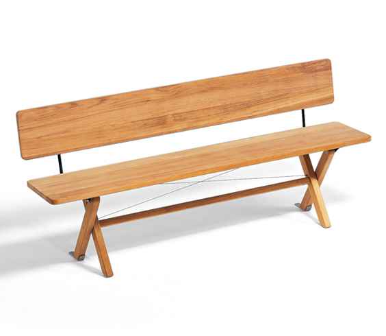 Rückenlehne zu CROSS Bank 140 cm