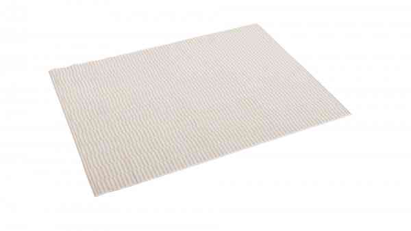 Outdoor Teppich "Stripe" beige grau - recycled Polyester