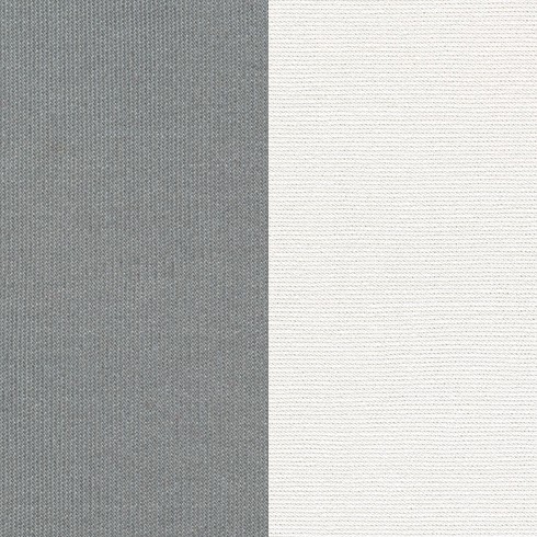 19 - ACRYLTUCH Streifen grau/weiss