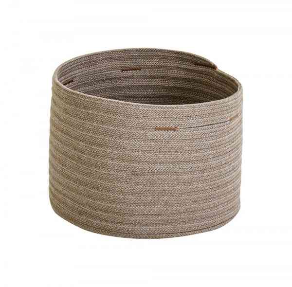 Outdoor Korb Medium I 100% Polypropylen handvernäht I Ø 44 x 30 cm