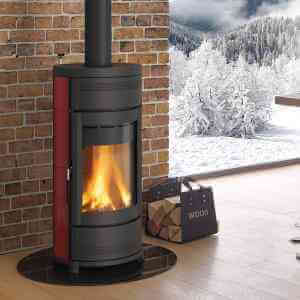 Helga Evo Kaminofen Bordeaux 7,3 kW