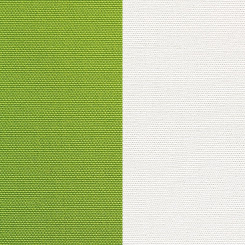 60 – ACRYLTUCH Streifen Apfel/weiss