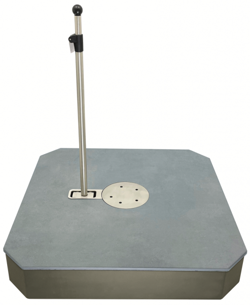 LIRO MAXI PLUS Rollensockel 240 kg mit Dekorplatte Keramik